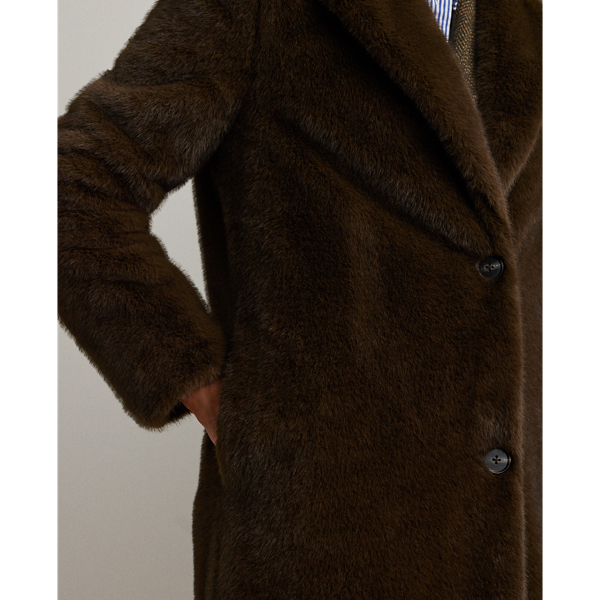 コート Lauren by Ralph Lauren LRL Faux Fur Coat Ld44 Faux-Fur Coat for Women | Ralph Lauren® PA