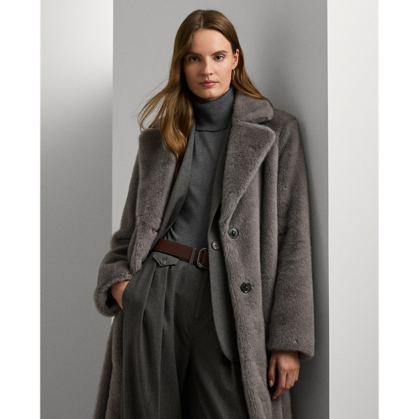 Polo faux fur coat hotsell