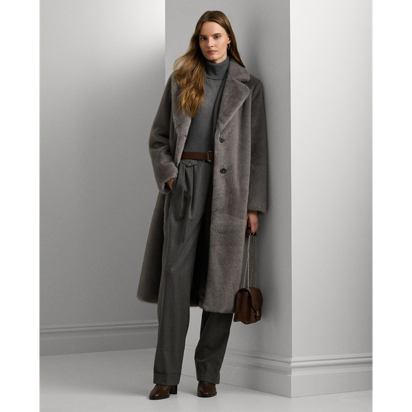 Grey womans coat online