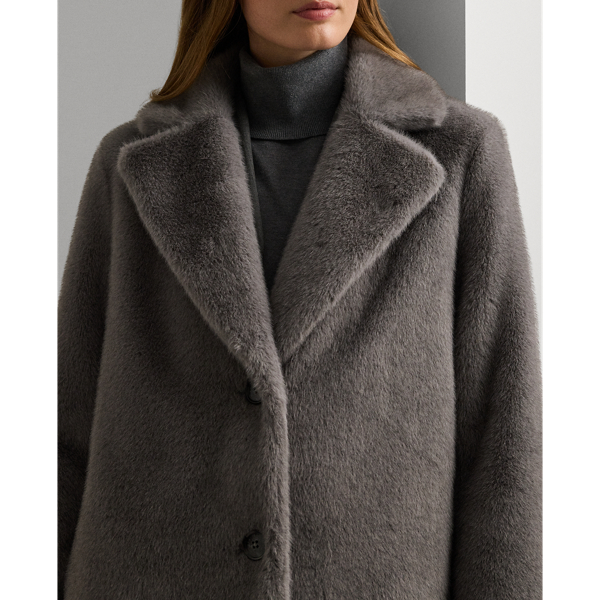 Faux Fur Coat for Women Ralph Lauren PA