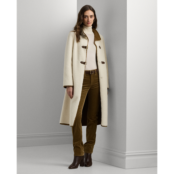 Ralph lauren cream coat best sale