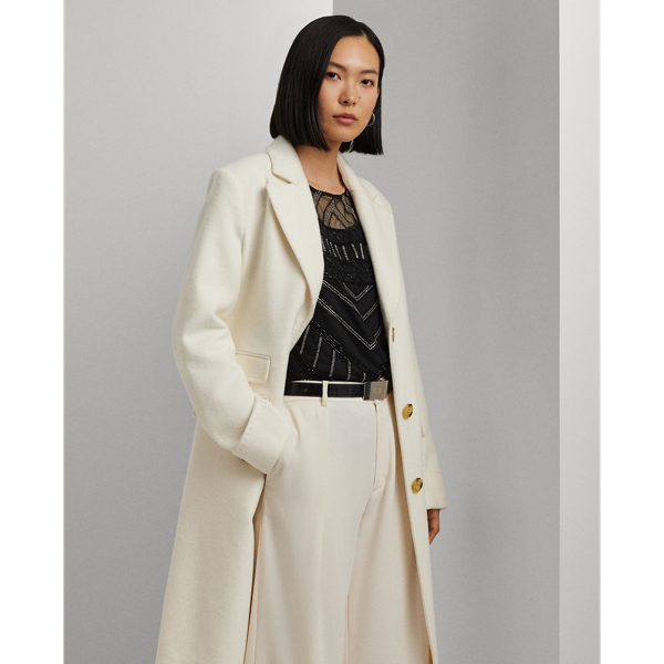 Ralph lauren reefer coat petite online