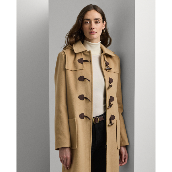 J. Crew Women's Wool Blend Tan Duffle Coat Size XS newest