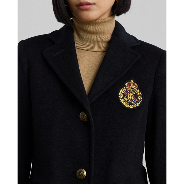 Ralph lauren wool coat womens deals