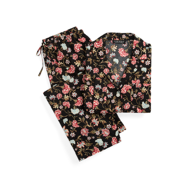 Floral Cotton-Blend Lawn Sleep Set