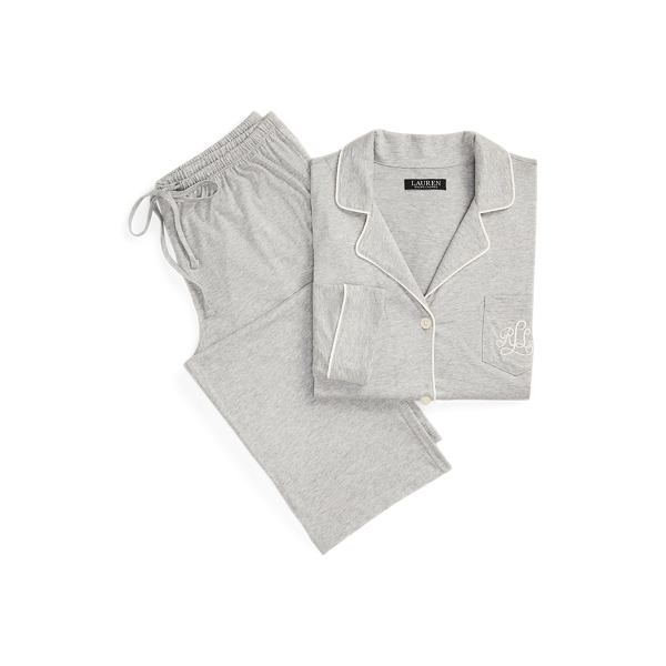 Jersey-Pyjama aus Baumwollmischung