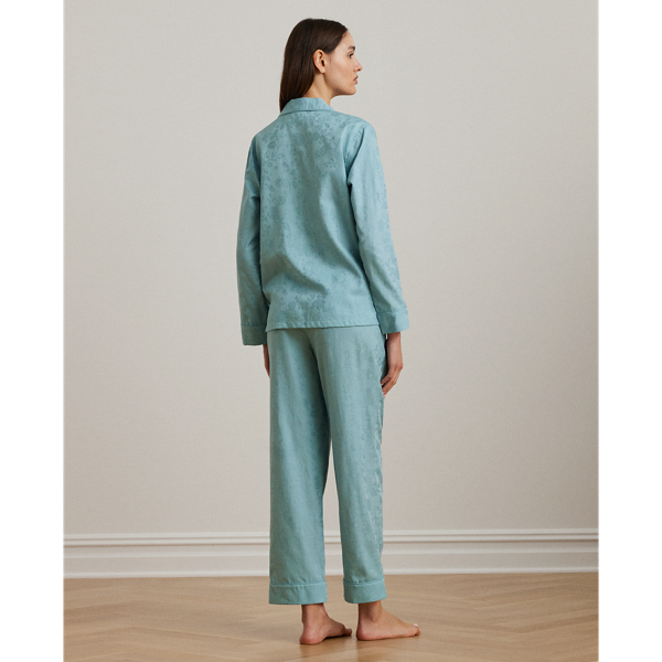 Sea Shadow-Floral Jacquard Sleep Set Lauren 5