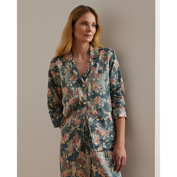 PIGIAMA DONNA RAGAZZA PURO COTONE LEGGERO FIORI ROSSOPORPORA ART. CERO – Abba MODA - Foto 10