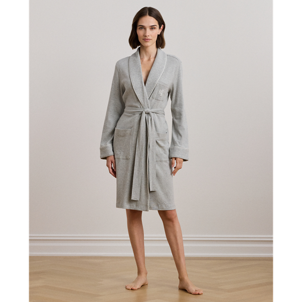 Quilted Shawl Collar Robe