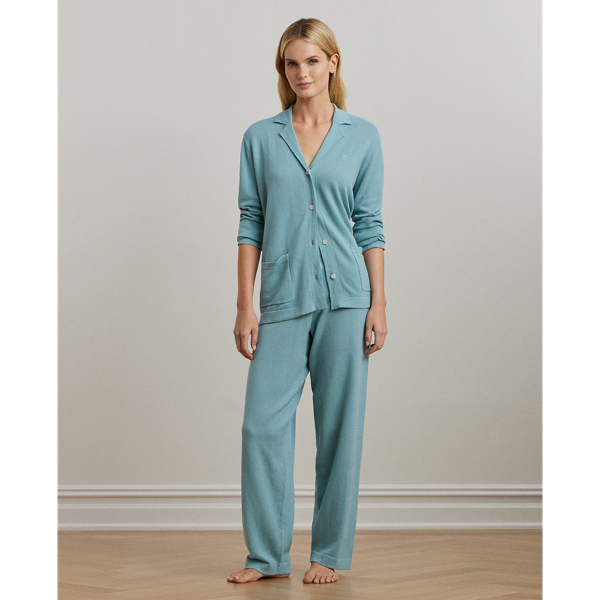 Sea Cotton Knit Sleep Set Lauren 1