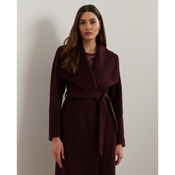 Ralph lauren belted wrap coat hotsell