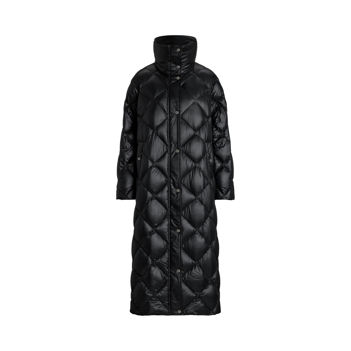 Lauren ralph lauren diamond quilted packable down maxi coat hotsell