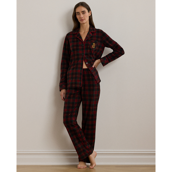 Karierter Pyjama aus Fleece