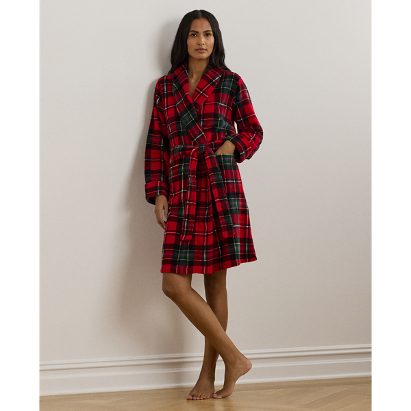 Plaid peignoir sale
