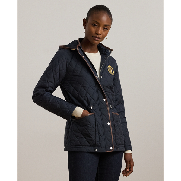 Womens black designer coats sales