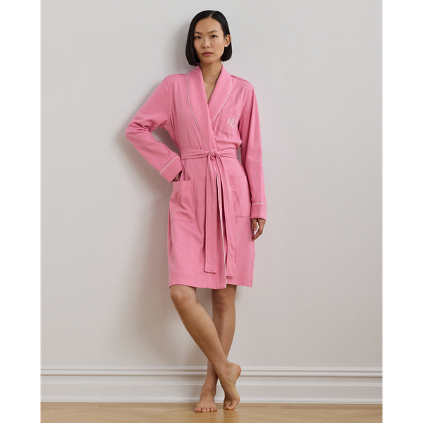 Interlock Quilted Shawl Collar Robe