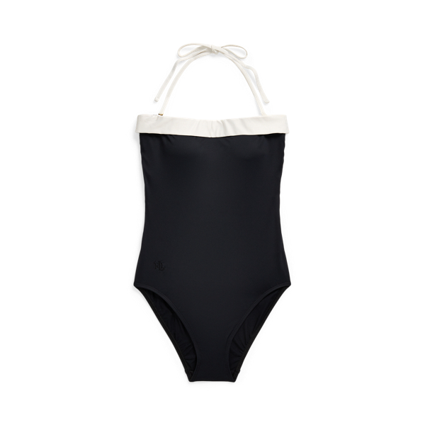 Maillot une pièce bandeau bicolore