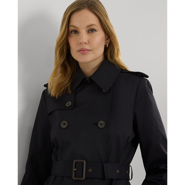 Trenchcoat mit G&uuml;rtel Lauren in Dunkel-Navy 6