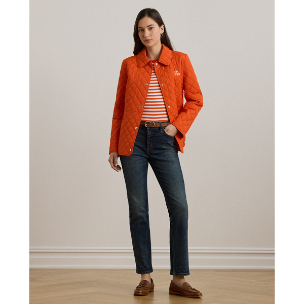 Diamond-Quilted Jacket