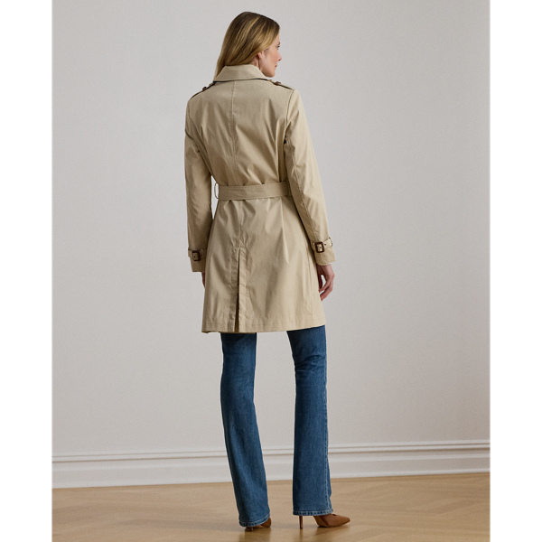 定番 Lauren ralph Lauren ラルフローレン ベルテッド トレンチ ダブルブレステッド ベルテッド トレンチ コート | ラルフ