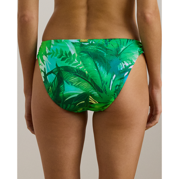 Print Side-Twist Hipster Bikini Bottom