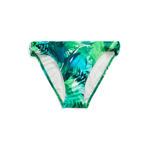 Print Side-Twist Hipster Bikini Bottom