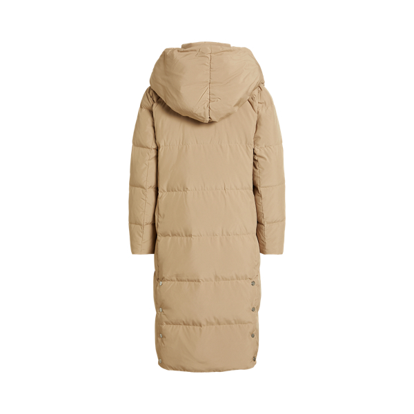 Oversized Collar Quilted Down Coat