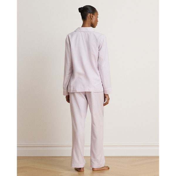 Striped Brushed Twill Sleep Set