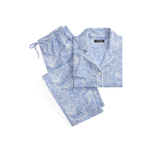 Pyjama capri &agrave; motif cachemire