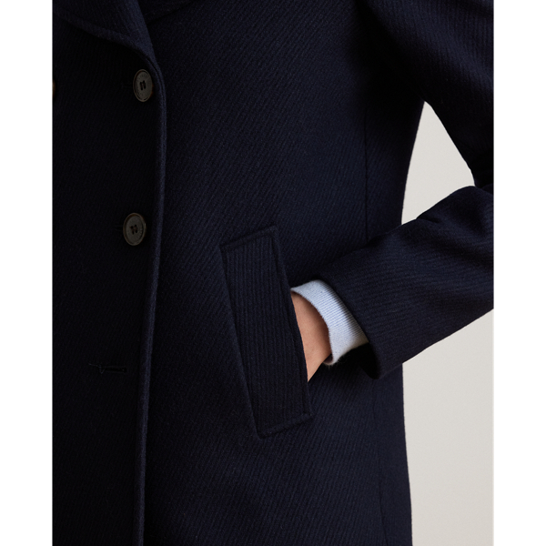 Regal Navy Wool-Blend Peacoat Lauren 7