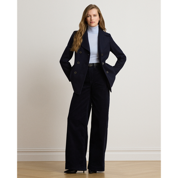 Regal Navy Wool-Blend Peacoat Lauren 8