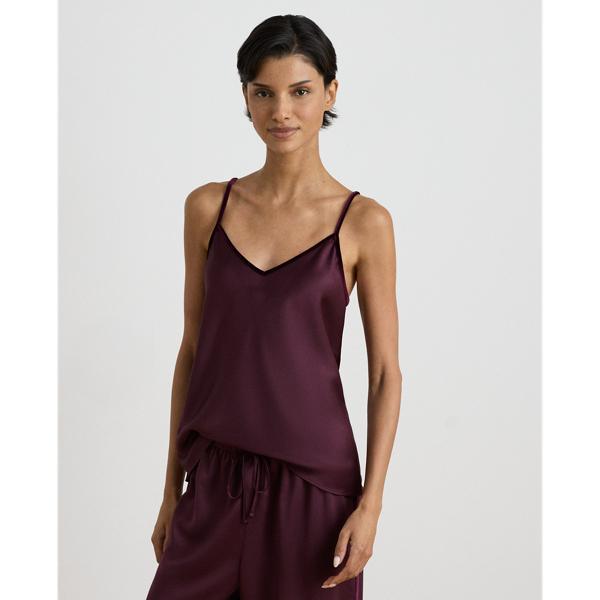 Wine Satin Sleep Set Lauren 3