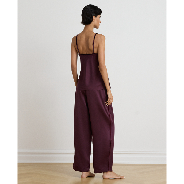 Wine Satin Sleep Set Lauren 4