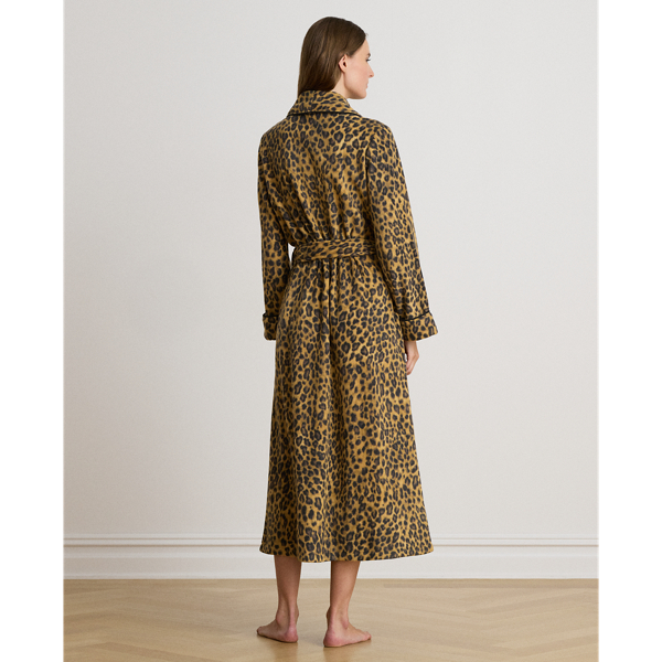 Microfleece Long Shawl-Collar Robe
