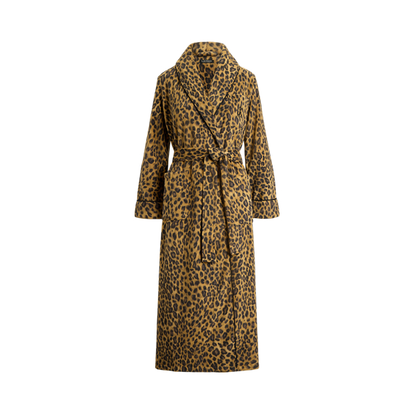 Microfleece Long Shawl-Collar Robe