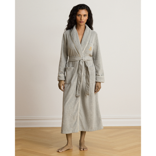 Vestaglia lunga sciallata in micropile