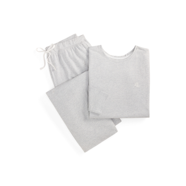 Cotton Herringbone Pajama Set
