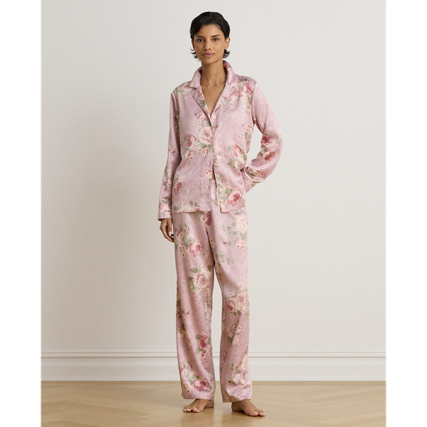 Floral Satin Sleep Set