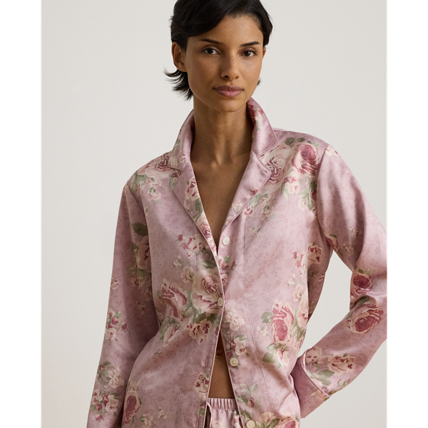 Floral Satin Sleep Set