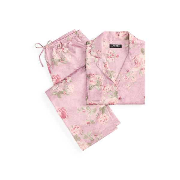 Floral Satin Sleep Set