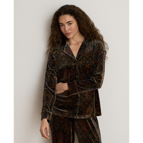 Paisley Velvet Sleep Set