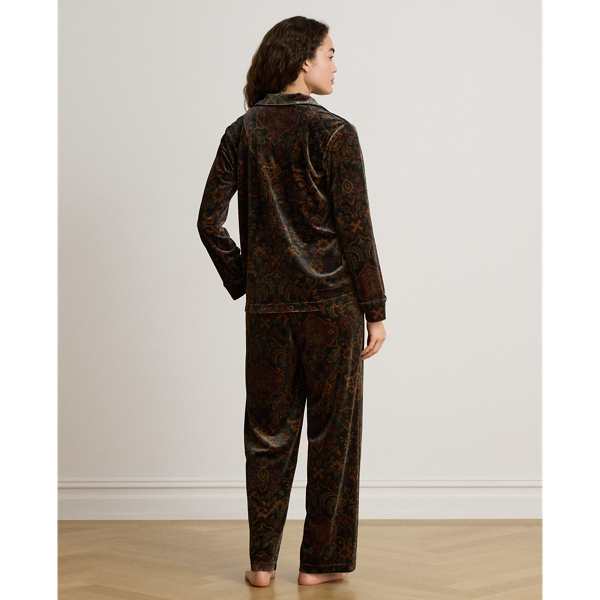 Paisley Velvet Sleep Set