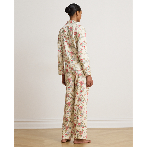 Floral Cotton-Blend Sateen Sleep Set