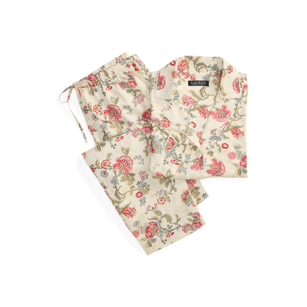 Floral Cotton-Blend Sateen Sleep Set