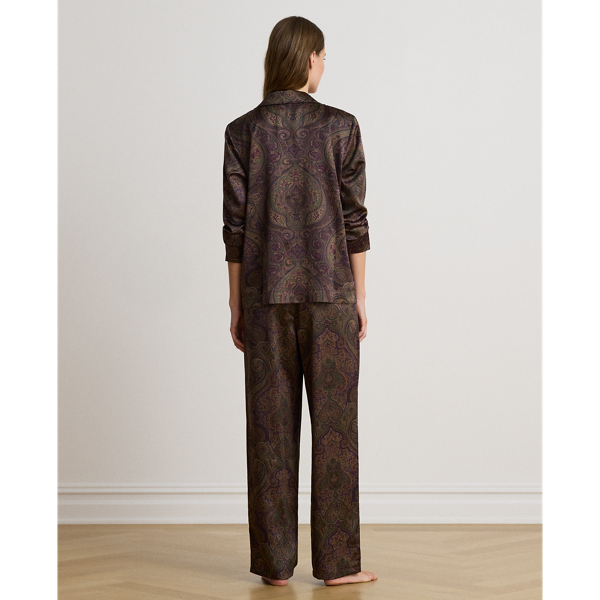 Paisley Satin Sleep Set