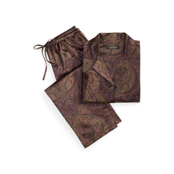 Paisley Satin Sleep Set