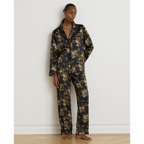 Floral Satin Sleep Set