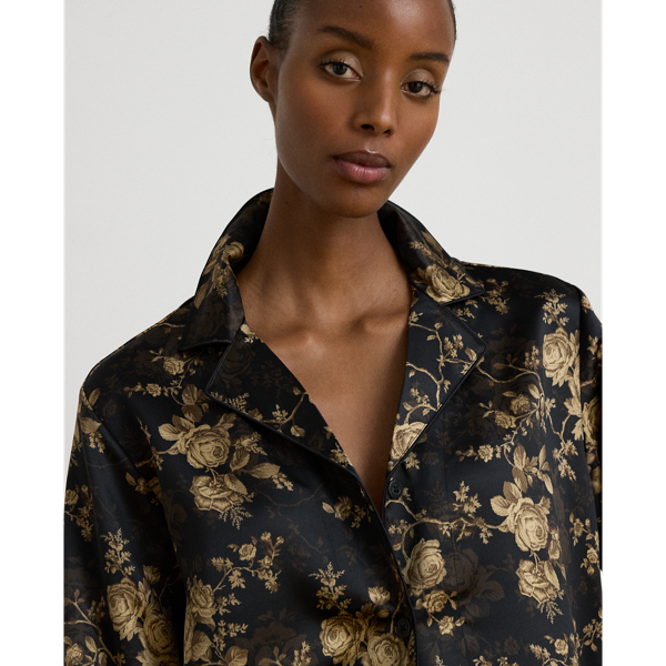 Floral Satin Sleep Set