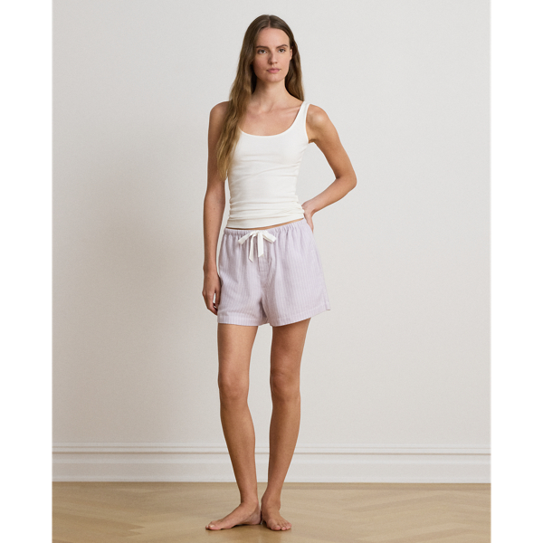 Striped Brushed Twill PJ Boxer Short