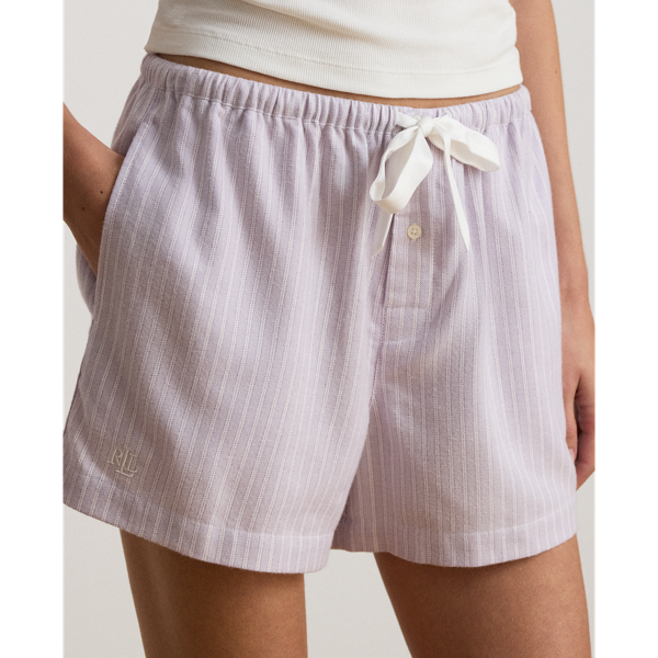 Striped Brushed Twill PJ Boxer Short